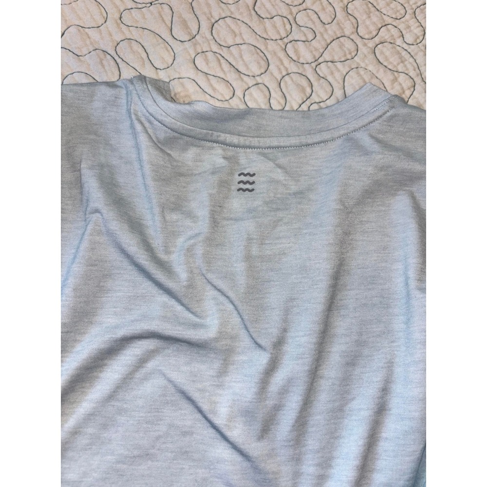 Free Fly Elevate Long Sleeve Women Heather Tide Pool Size Large - Picture 3 of 6